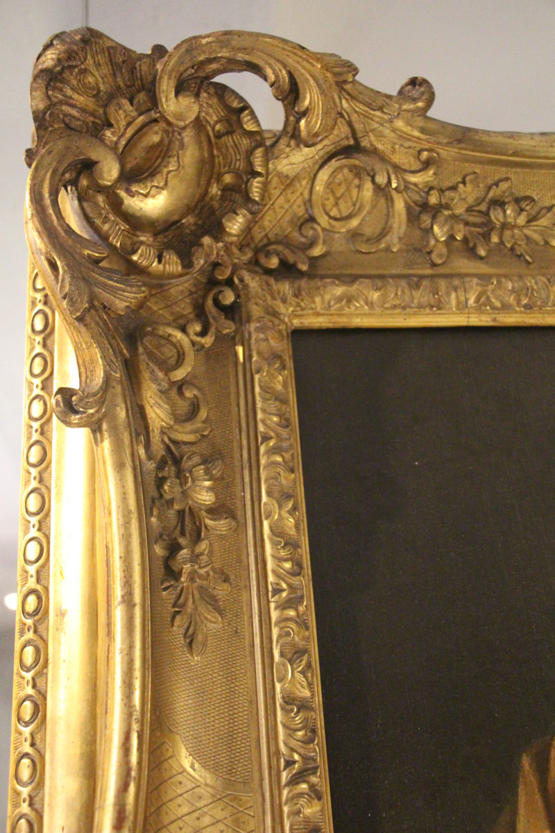 Vierge à l'Enfant, Suiveur de François Boucher (1703-1770), école française du XVIIIe siècle.-photo-8