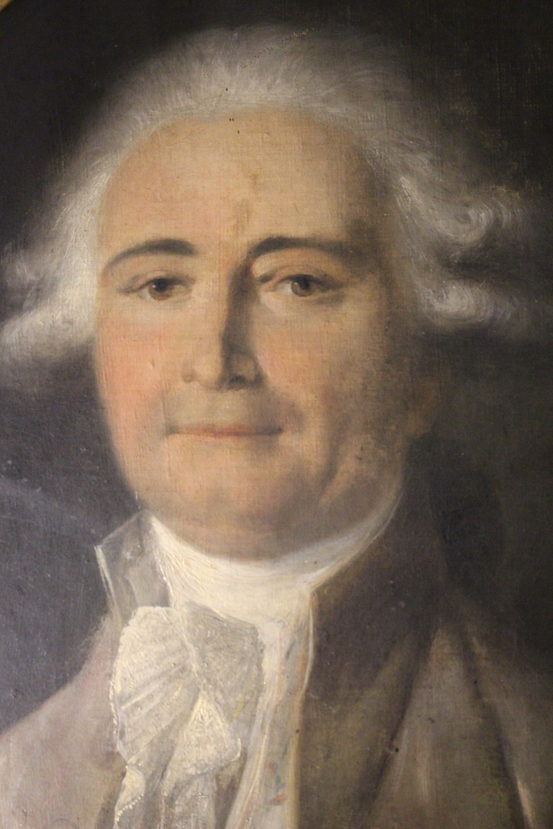 Portraits présumés de comte de Vergennes et de son épouse, époque Louis XVI, XVIIIe siècle.-photo-5