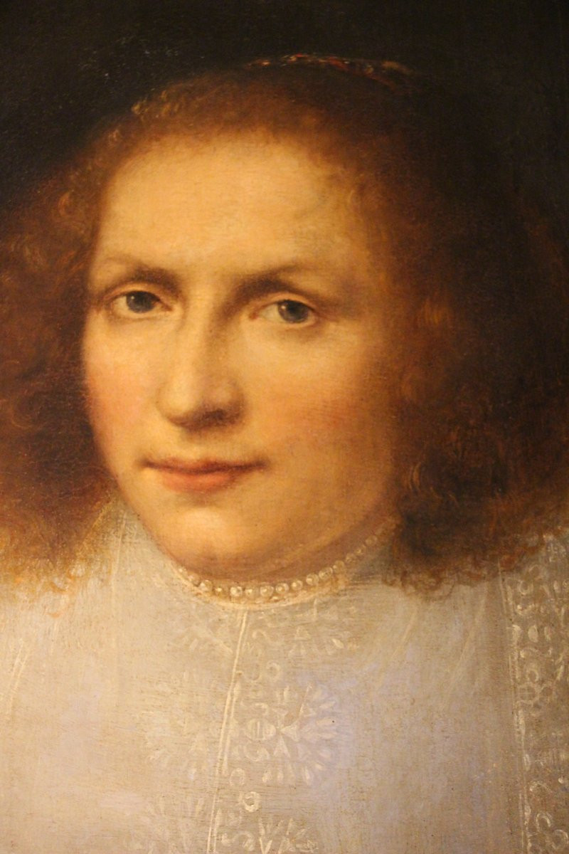 Dutch School Of The 17th Century, Portrait Of A Lady In A Ruff, Attributed To Miereveld, 17th Century.-photo-7