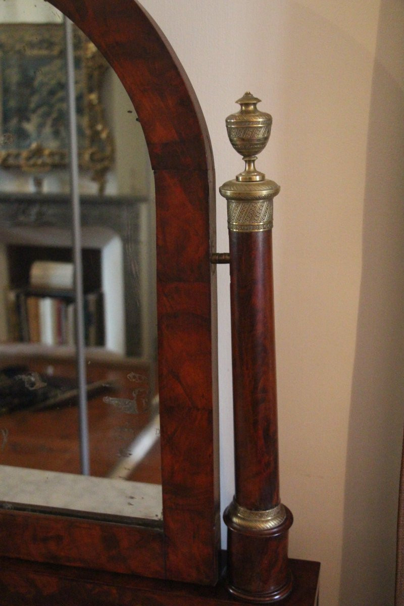 Empire Period Console Dressing Table, Early 19th Century;-photo-3