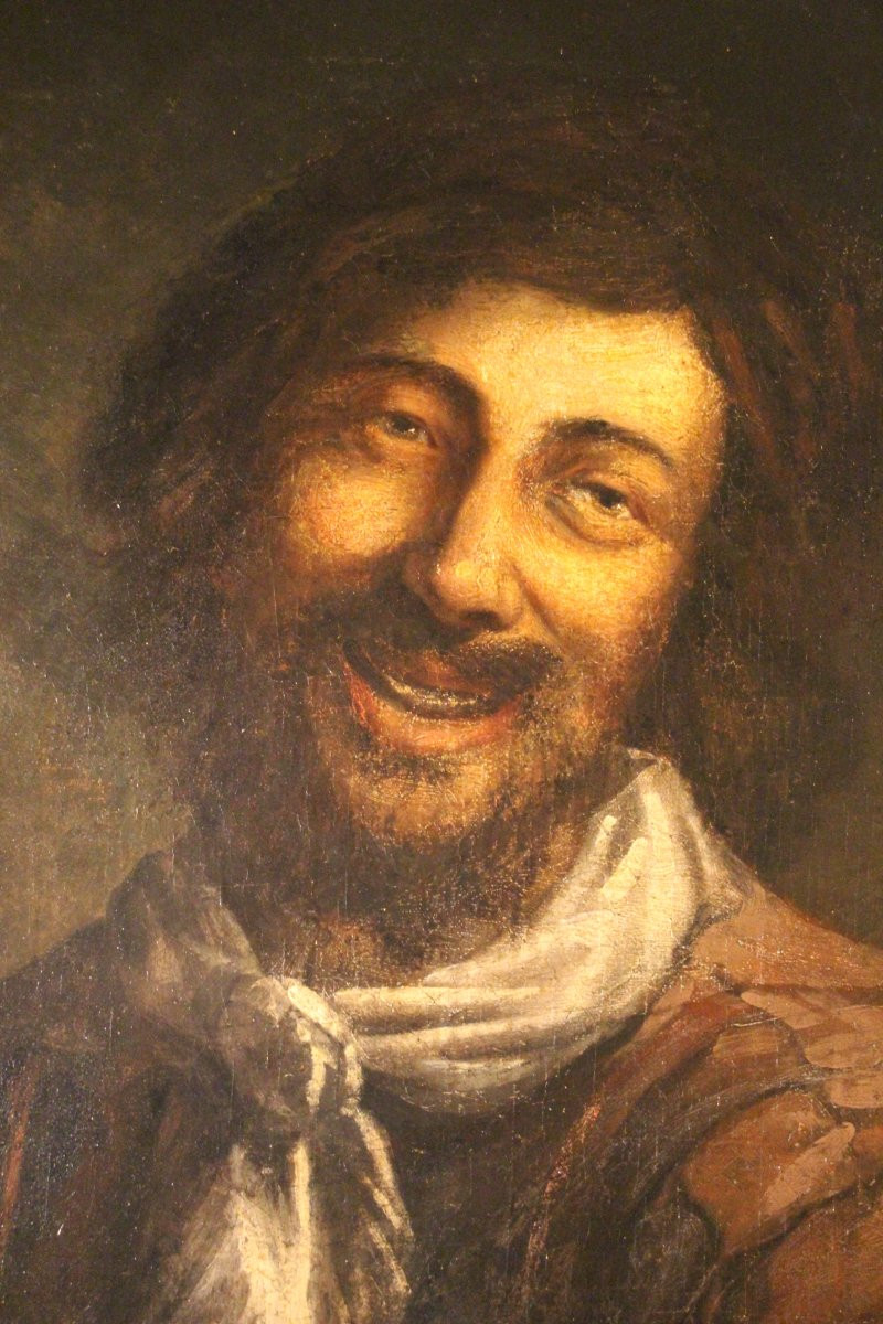 The Man With The Tankard, 17th-century Dutch School, Attributed To Frans Hals-photo-3