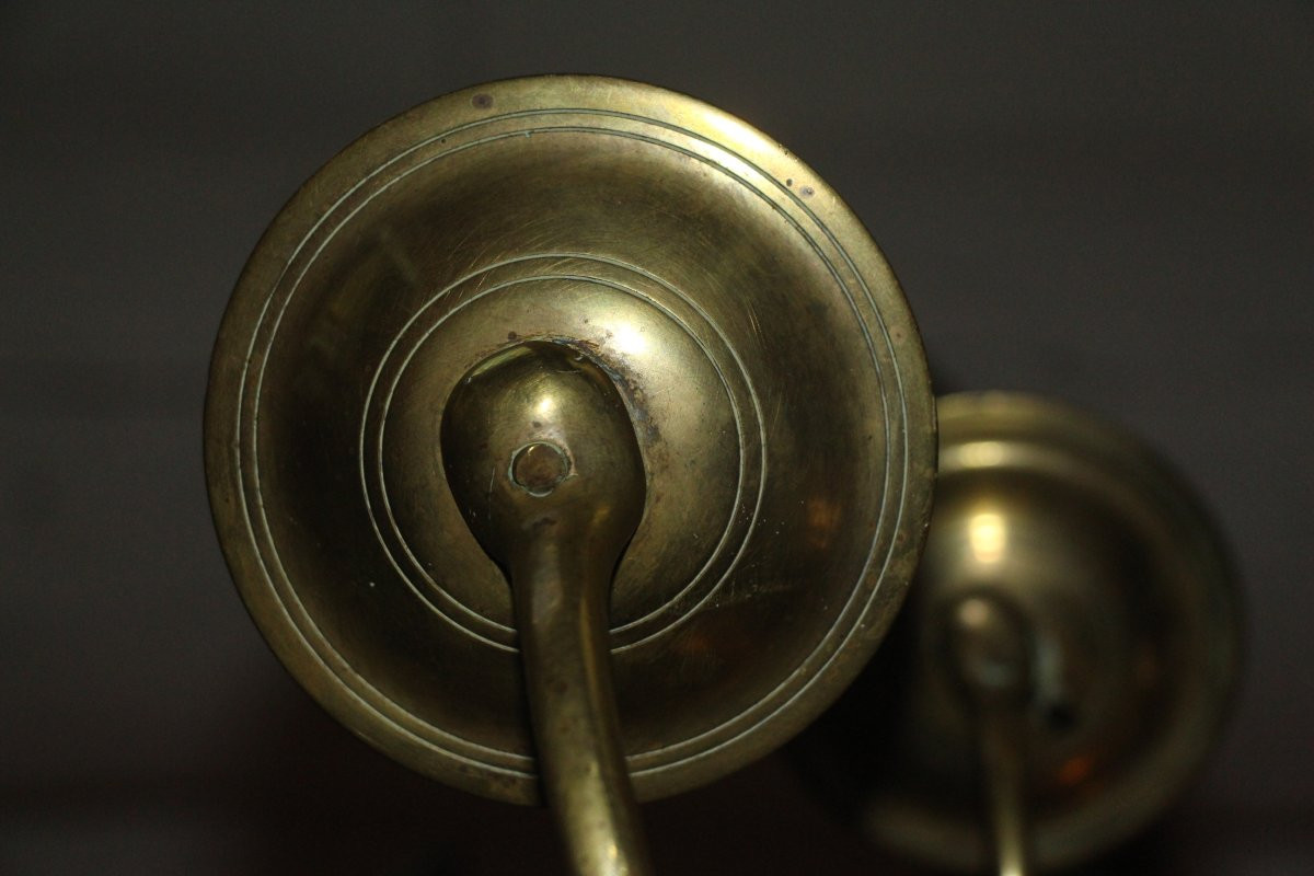 Dutch Bronze Chandelier With Twelve Light Arms, Circa 1800, Very Early 19th Century.-photo-7