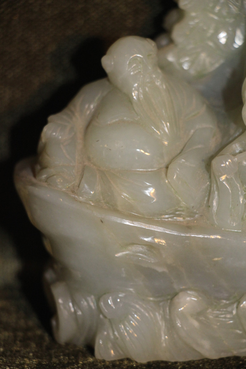 The Game, Jade Group, 19th Century China.-photo-2