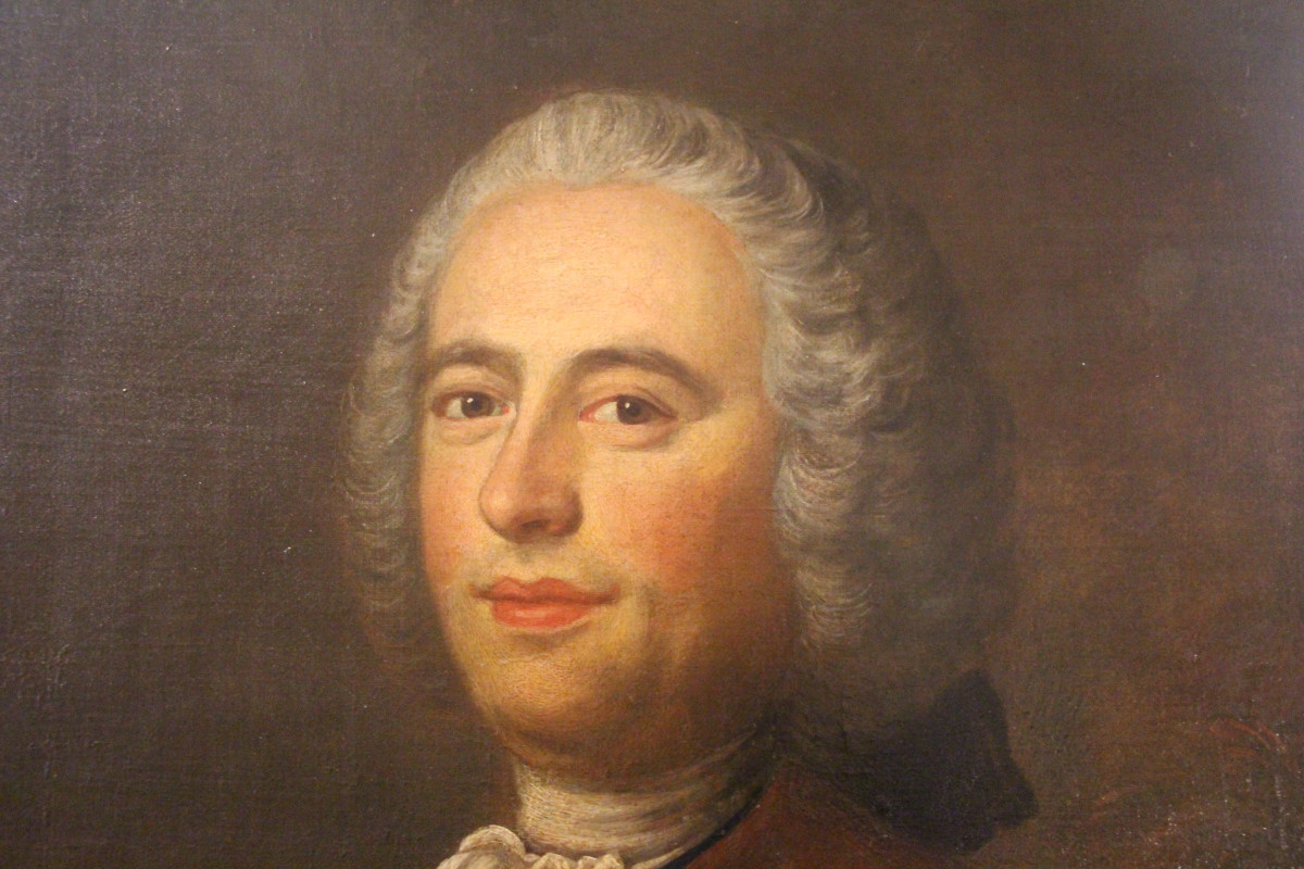 Portrait de gentihomme, vers 1750, école française du XVIIIe siècle.-photo-3