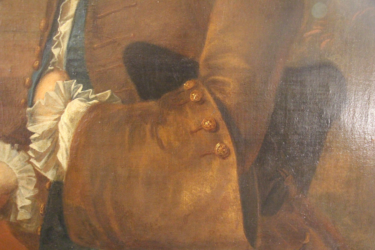 Portrait de gentihomme, vers 1750, école française du XVIIIe siècle.-photo-6