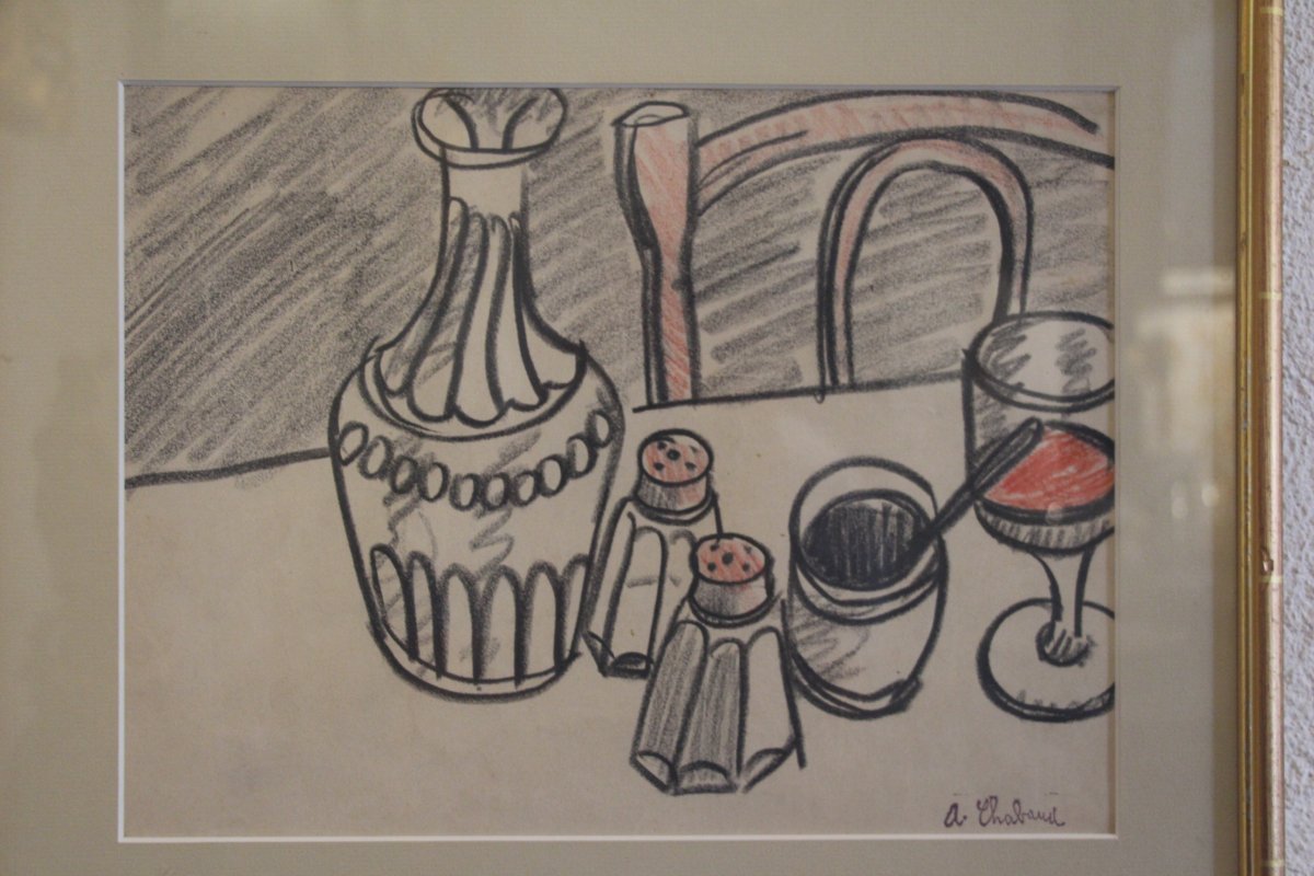 Still Life With Carafe, 1906 - Auguste Chabaud (1882-1955)-photo-3