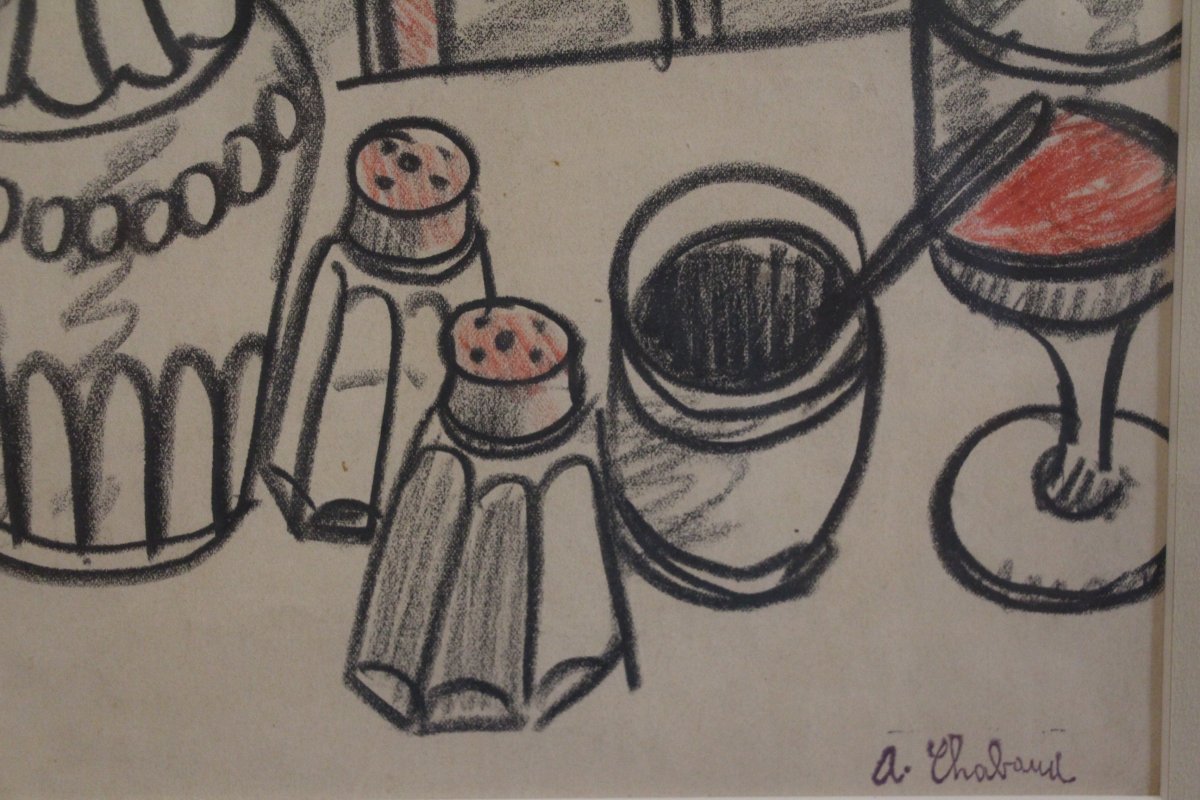 Still Life With Carafe, 1906 - Auguste Chabaud (1882-1955)-photo-1