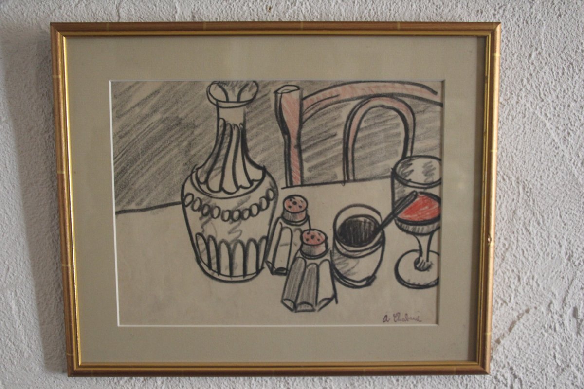 Still Life With Carafe, 1906 - Auguste Chabaud (1882-1955)-photo-7