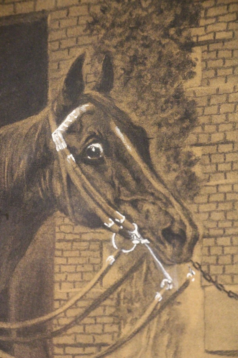 Harnessed Horse, Alfred De Dreux (1810–1860)-photo-4