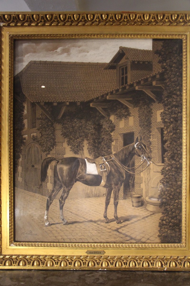 Harnessed Horse, Alfred De Dreux (1810–1860)-photo-6