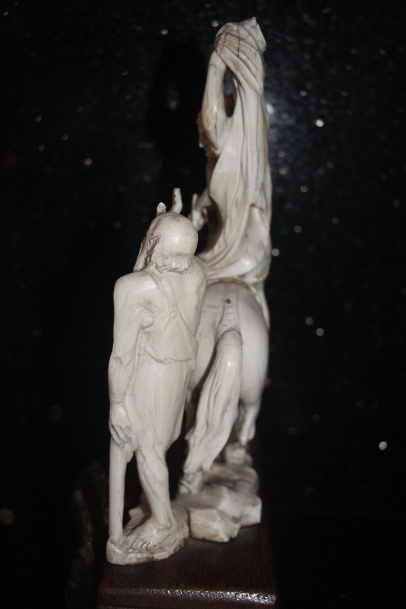 Saint Martin Sharing His Cloak With A Poor Man, Rome, 17th Century, Circa 1680.-photo-1