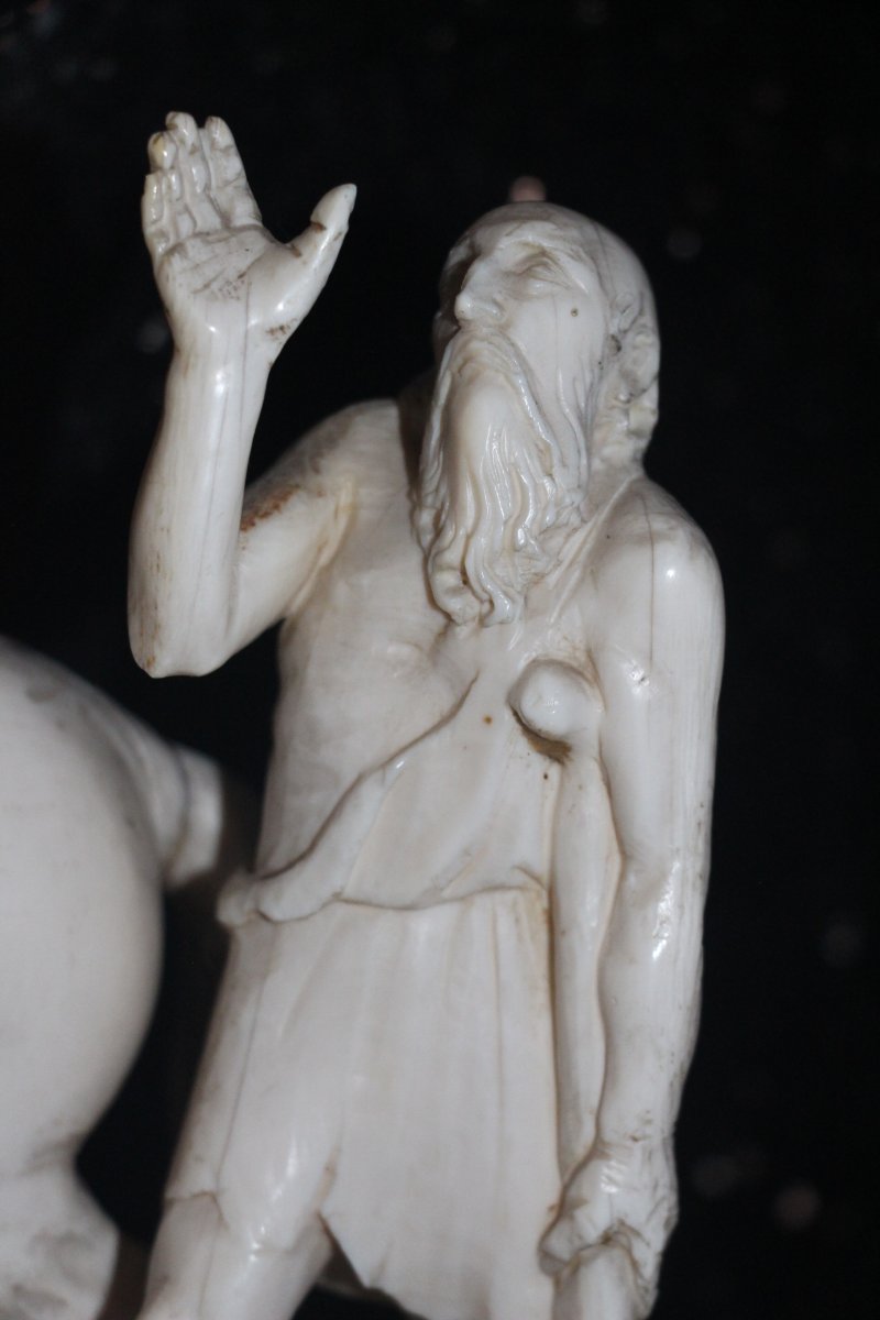 Saint Martin Sharing His Cloak With A Poor Man, Rome, 17th Century, Circa 1680.-photo-5