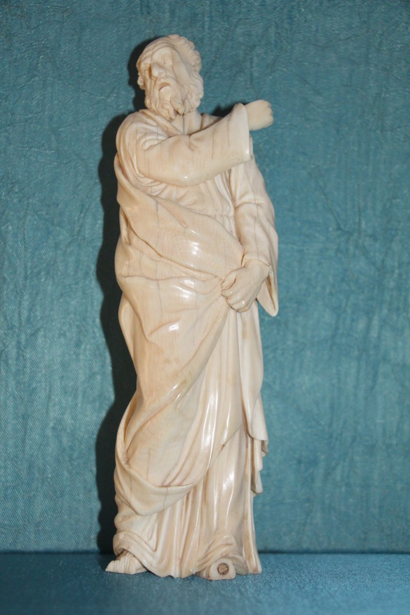 Apôtre en ivoire, Rome XVIIIe siècle
