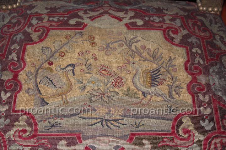 Wooden Chairs And Golden Tapestry Time Eighteenth Century Regence-photo-5