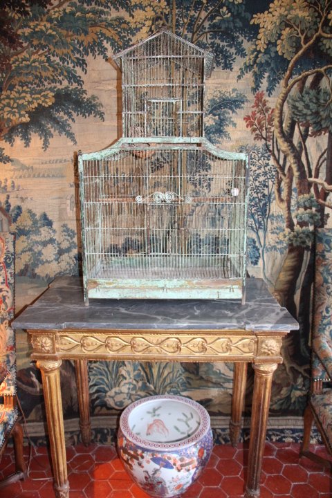 Rare Cage à Oiseaux, Forme Pagode, époque Louis XV, Seconde Moitié Du XVIIIe Siècle-photo-2