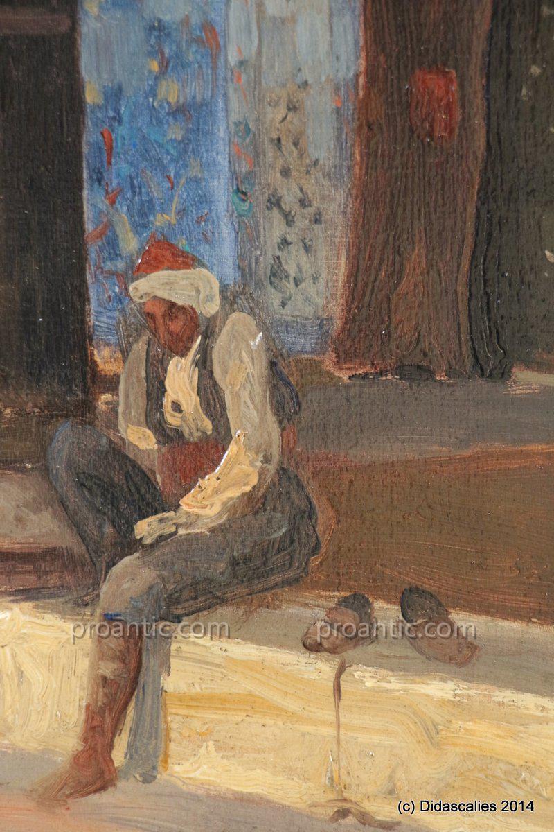 C. Fournier, La prière devant une mosquée d'Istanbul, 1910