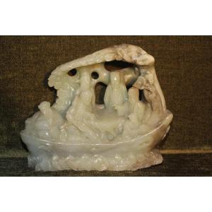 The Game, Jade Group, 19th Century China.