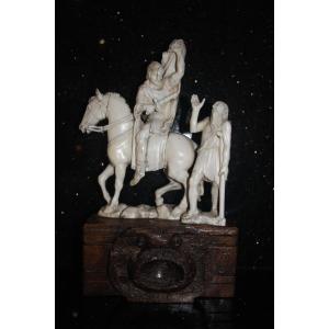 Saint Martin Sharing His Cloak With A Poor Man, Rome, 17th Century, Circa 1680.