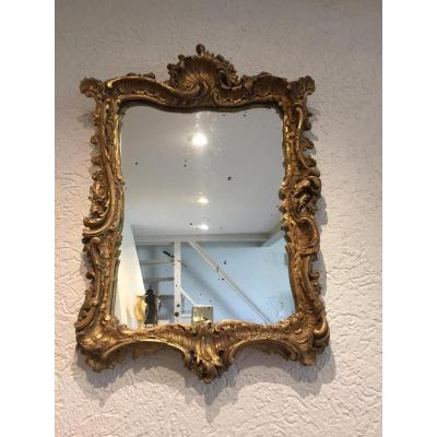 Small Rocaille Style Mirror
