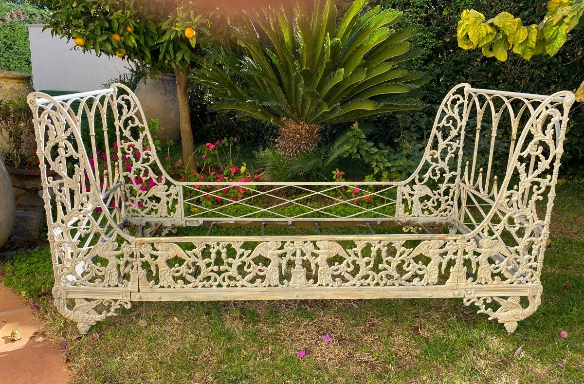 Napoléon  III  Iron Bed Or Bench