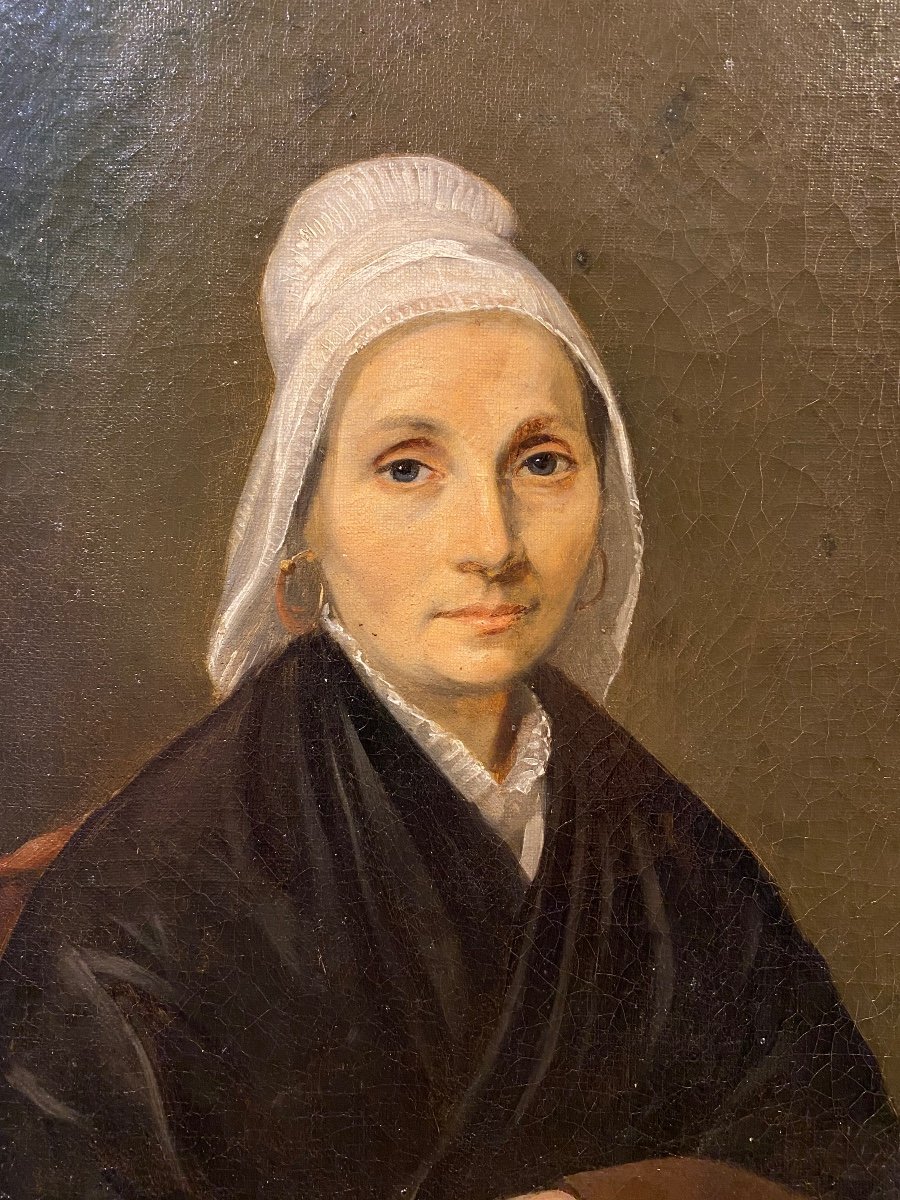 Jeune Femme à La Coiffe -photo-2