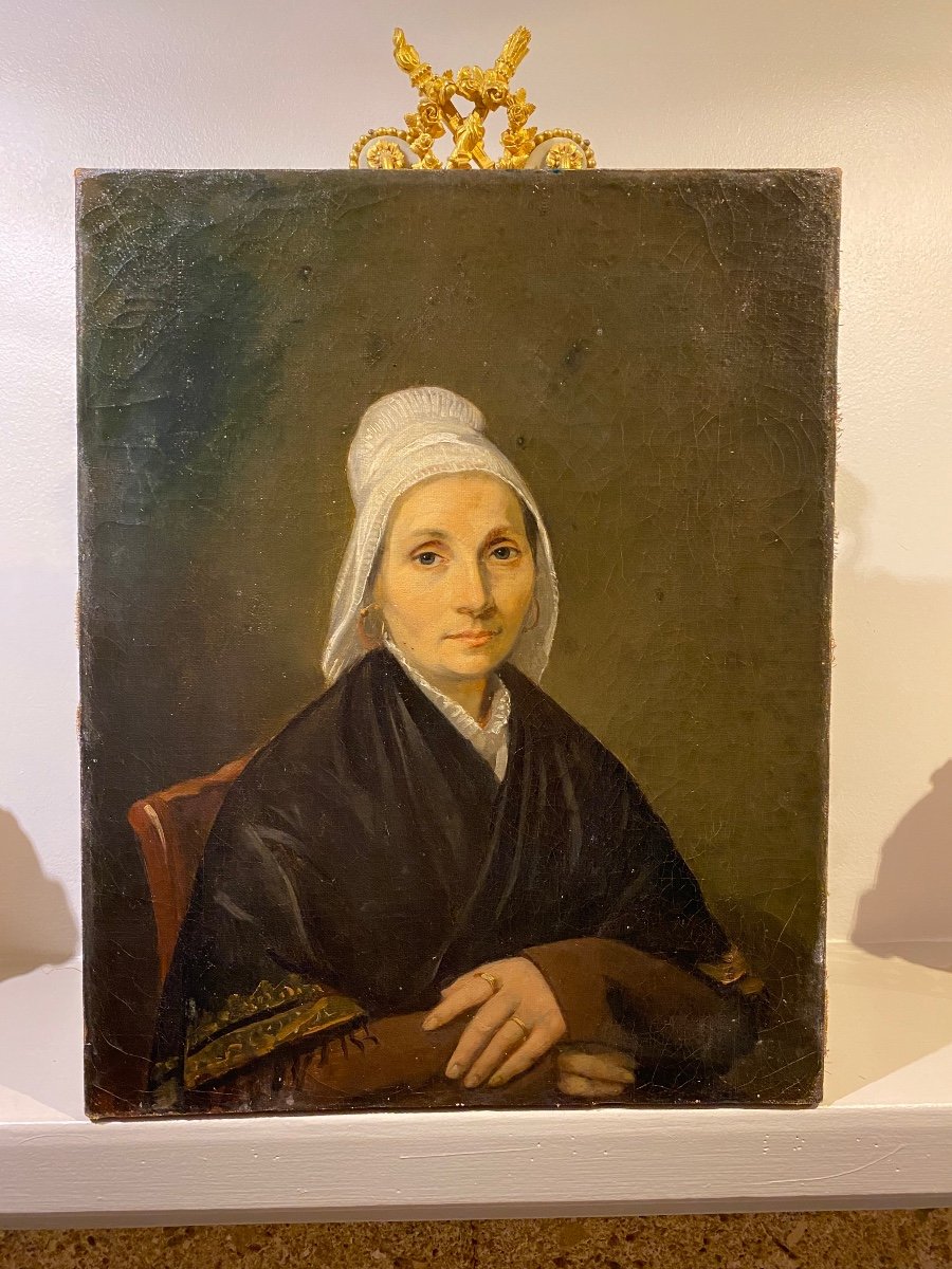 Jeune Femme à La Coiffe -photo-3