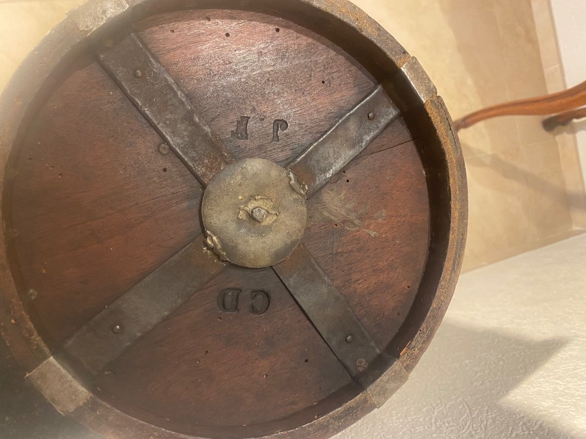 A Decalitre Measure Of Wood And Iron Grains-photo-4