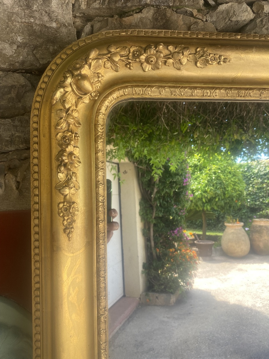 Mirror Restoration Gilding With Mercury Ice Leaf -photo-2