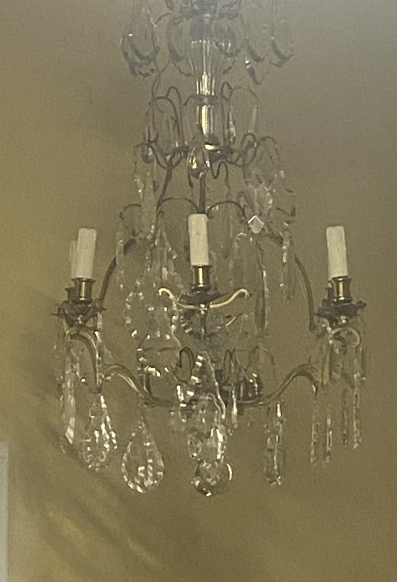 Napoleon III Gilt Bronze And Crystal Chandelier -photo-5