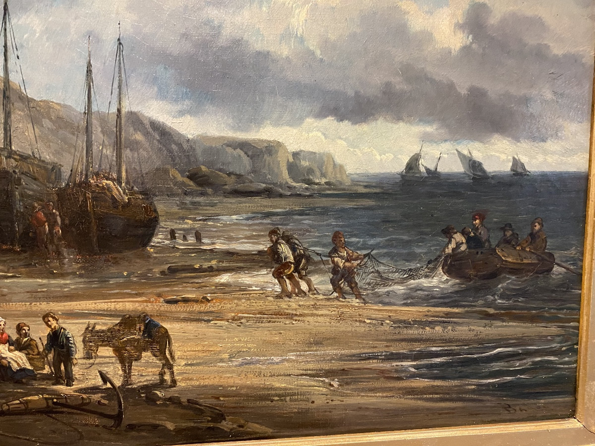 Tableau marine retour de pêche -photo-1