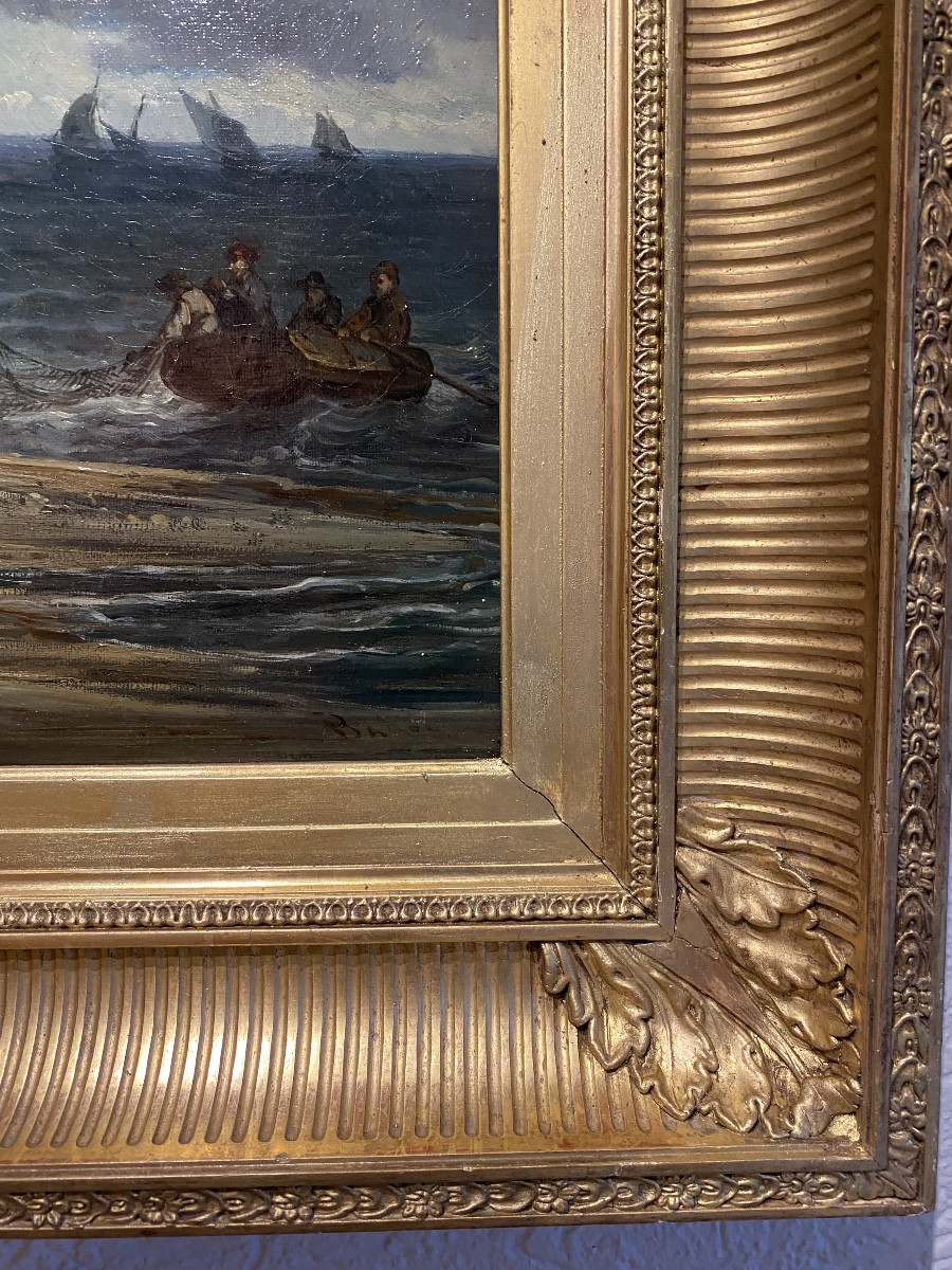 Tableau marine retour de pêche -photo-2