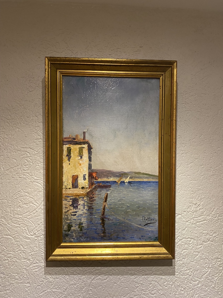 Oil Painting On Canvas Signed By Louis Naterro