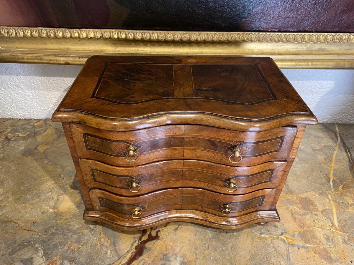 18th-century Master's Chest Of Drawers With Marquetry -photo-2