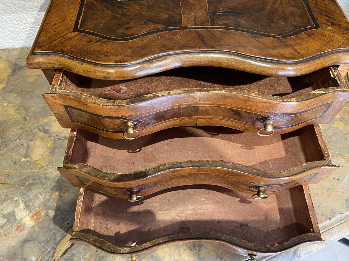 18th-century Master's Chest Of Drawers With Marquetry -photo-2