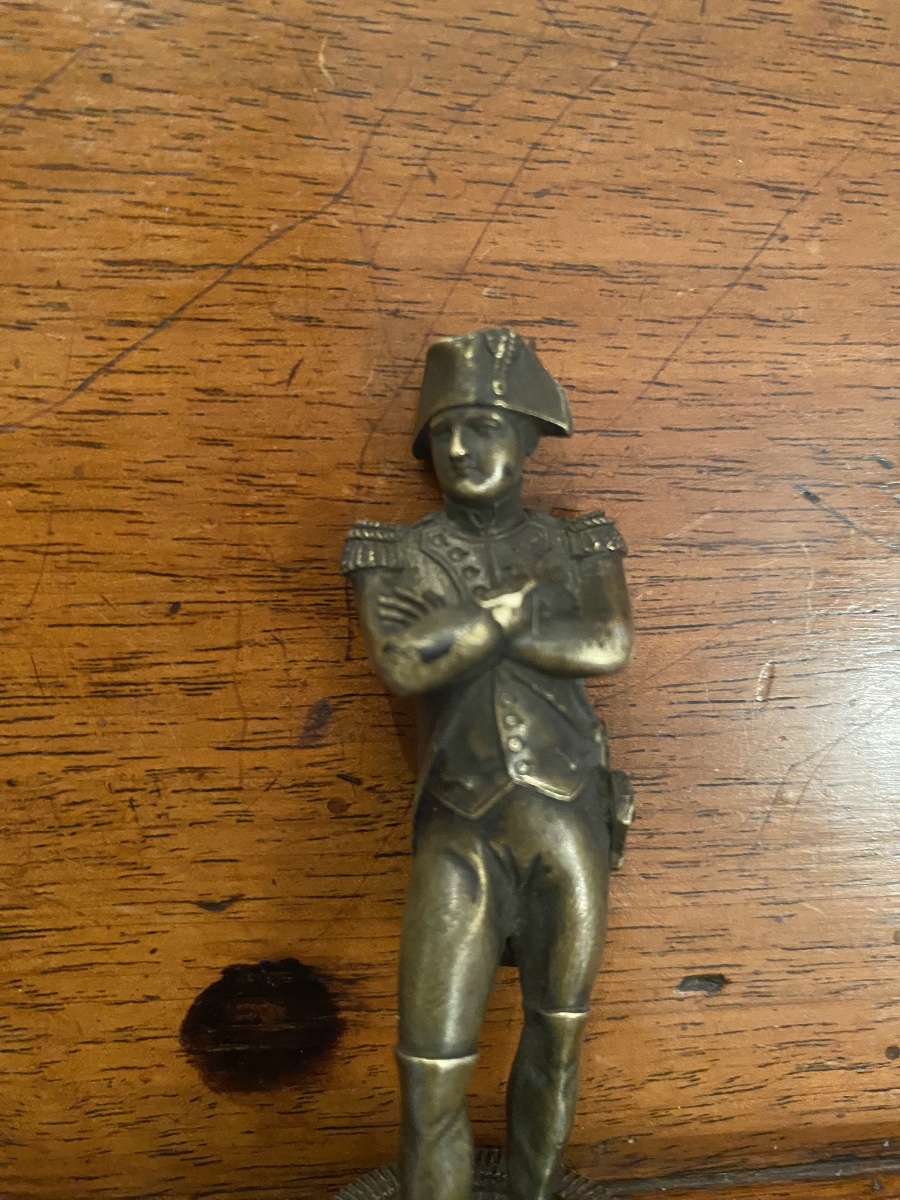 Napoléon 1er bronze miniature 19eme-photo-2