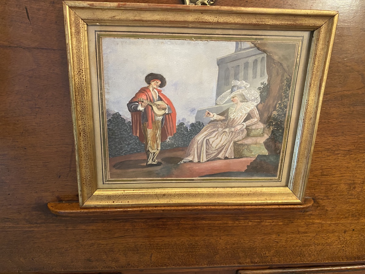 Gouache On Paper, Early 18th Century 
