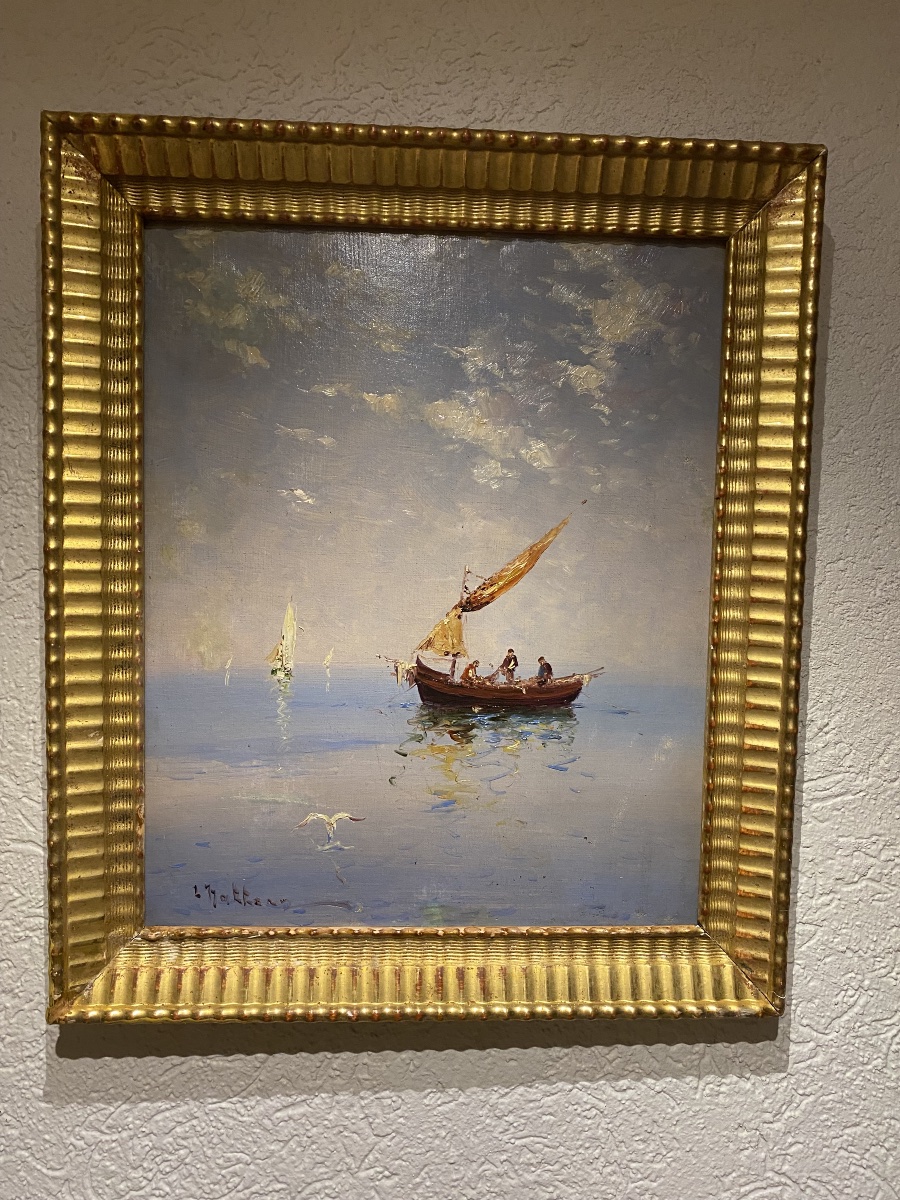 Oil Painting On Canvas, Signed By Louis Nattero -photo-3