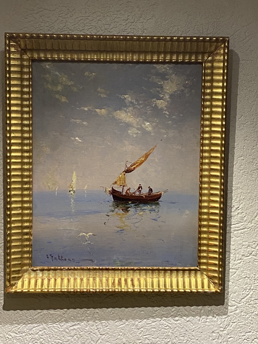 Oil Painting On Canvas, Signed By Louis Nattero 