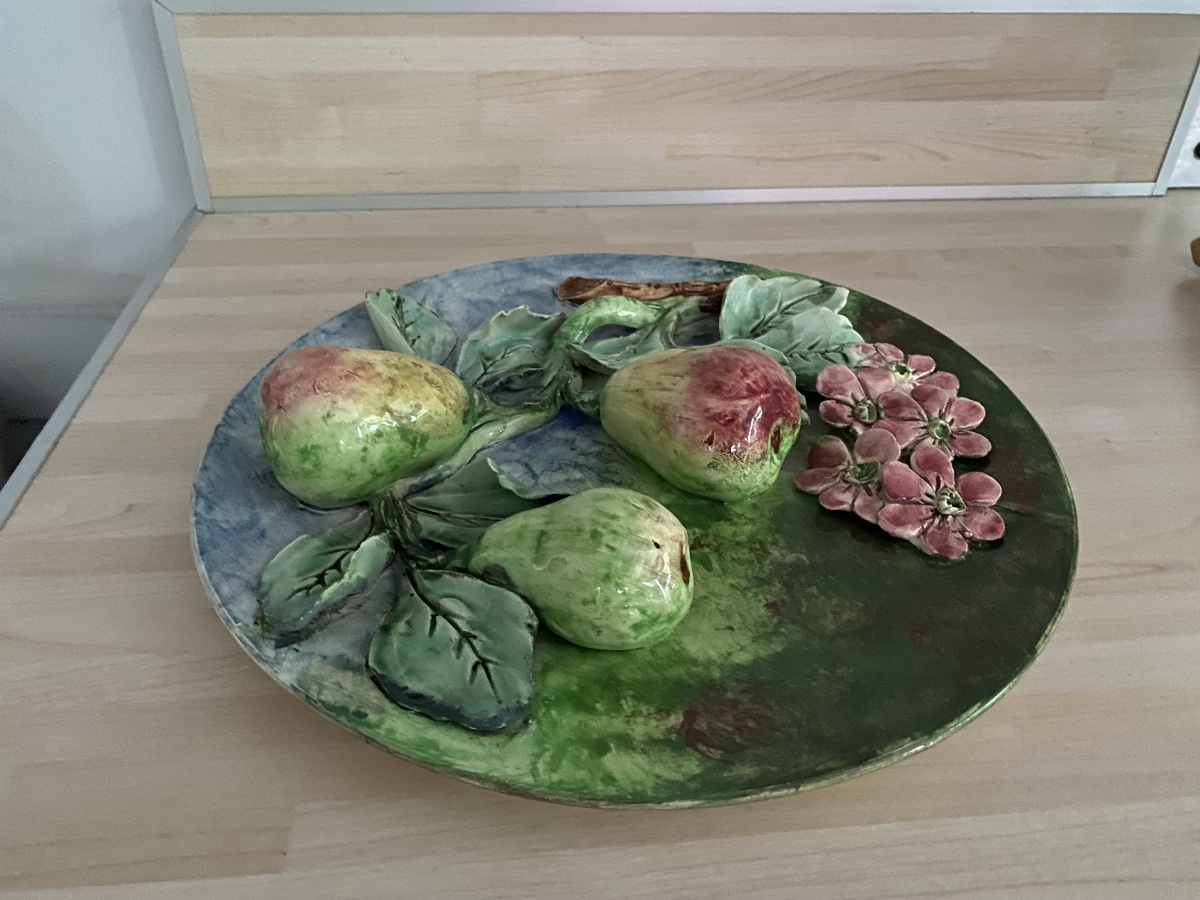 Longchamp "terre De Fer" Slip Dish With Pears-photo-2
