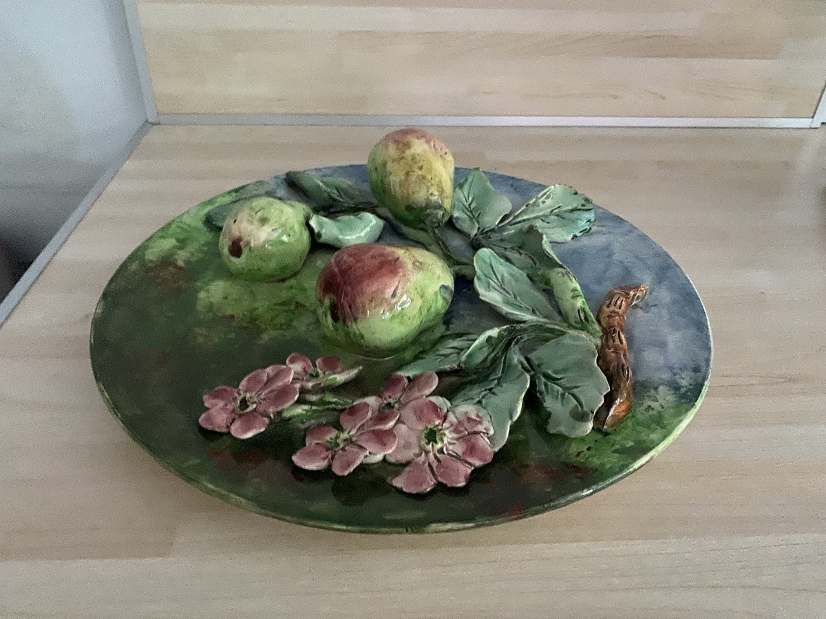 Longchamp "terre De Fer" Slip Dish With Pears-photo-3