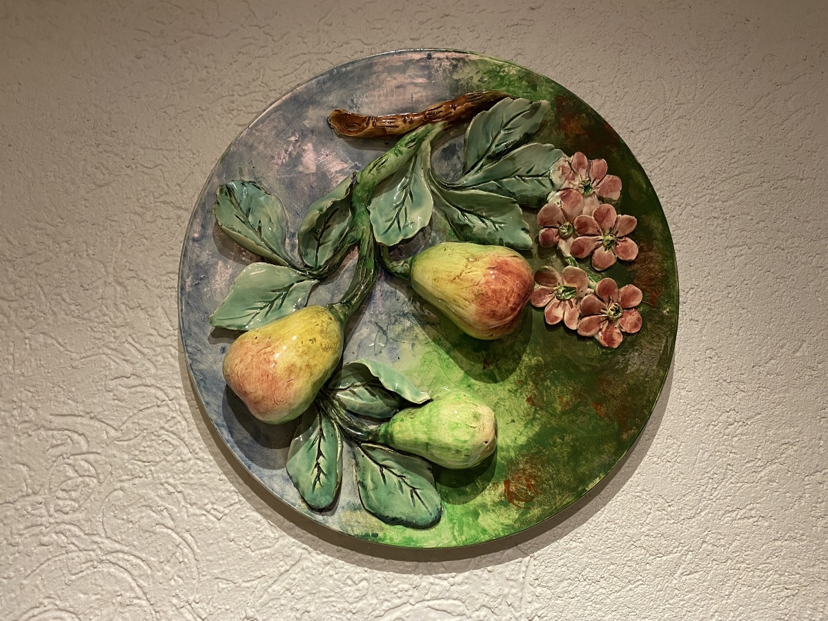 Longchamp "terre De Fer" Slip Dish With Pears-photo-4