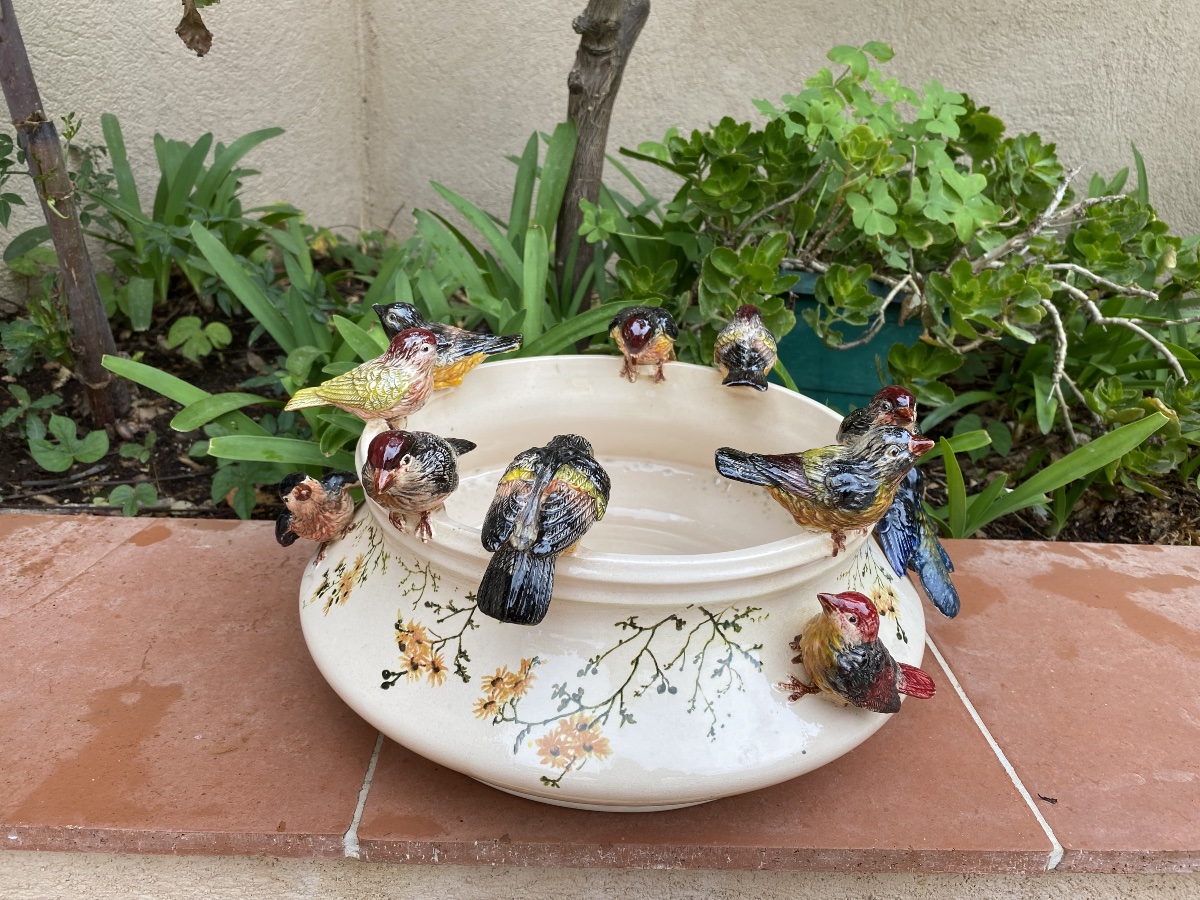 Jardinière aux oiseaux 