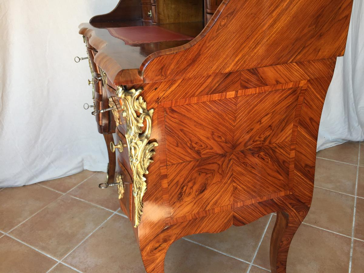 Office Case Rosewood And Rosewood Late 18th Time-photo-3