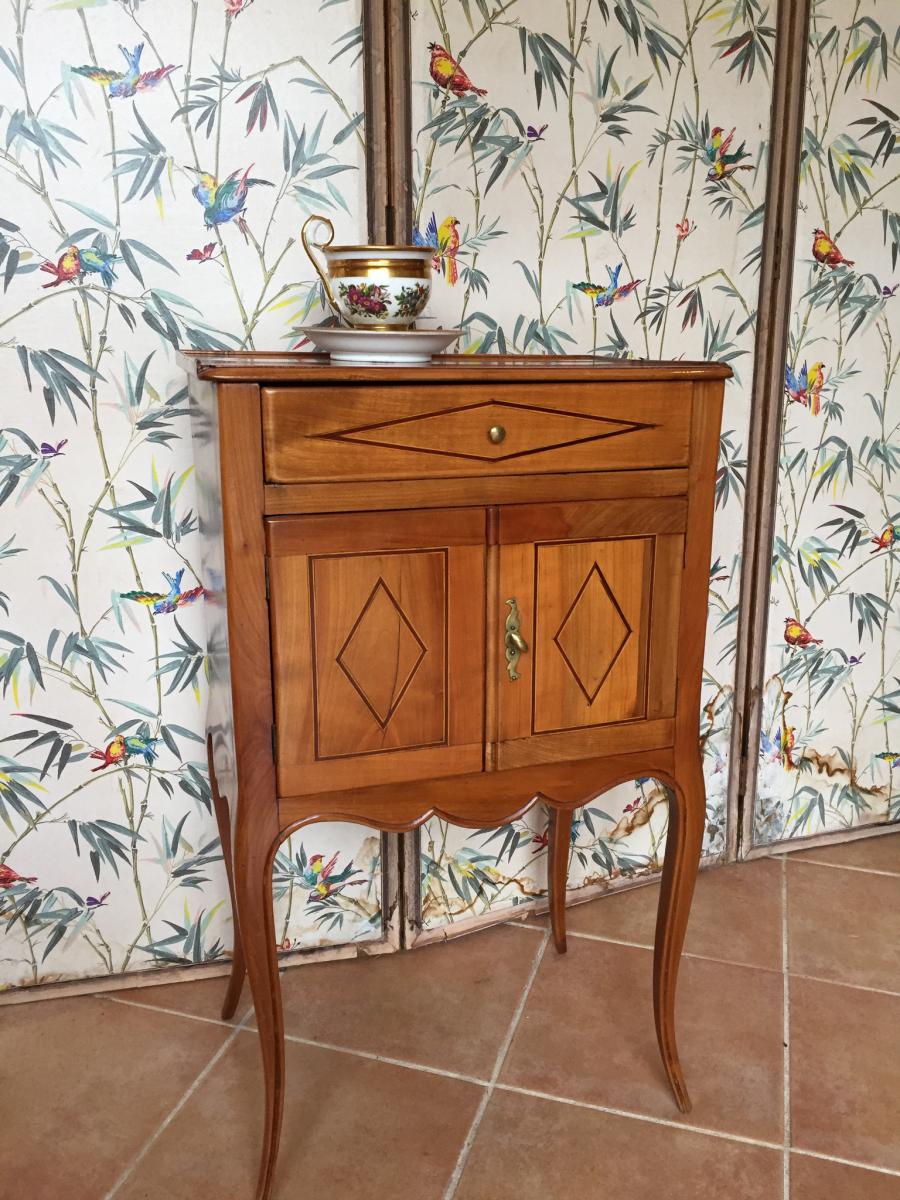 Bedside In Blond Cherry