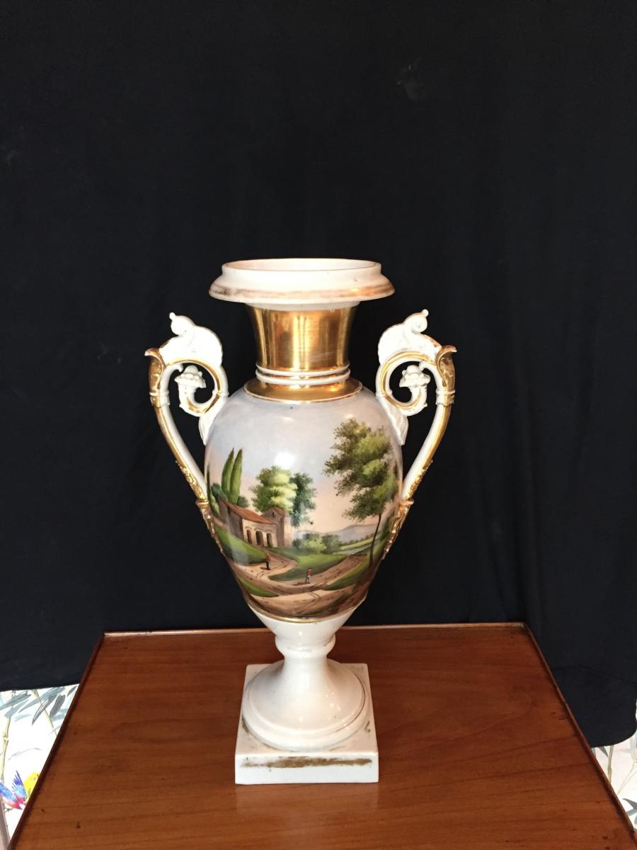 Large Porcelain Vases From Paris-photo-1