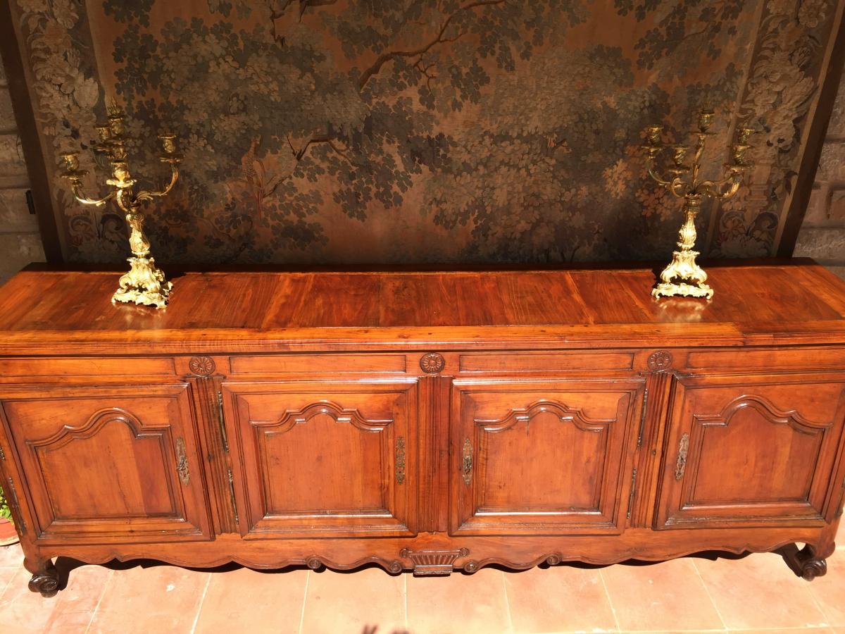 Enfilade Louis XV En Merisier XVIIIeme -photo-1