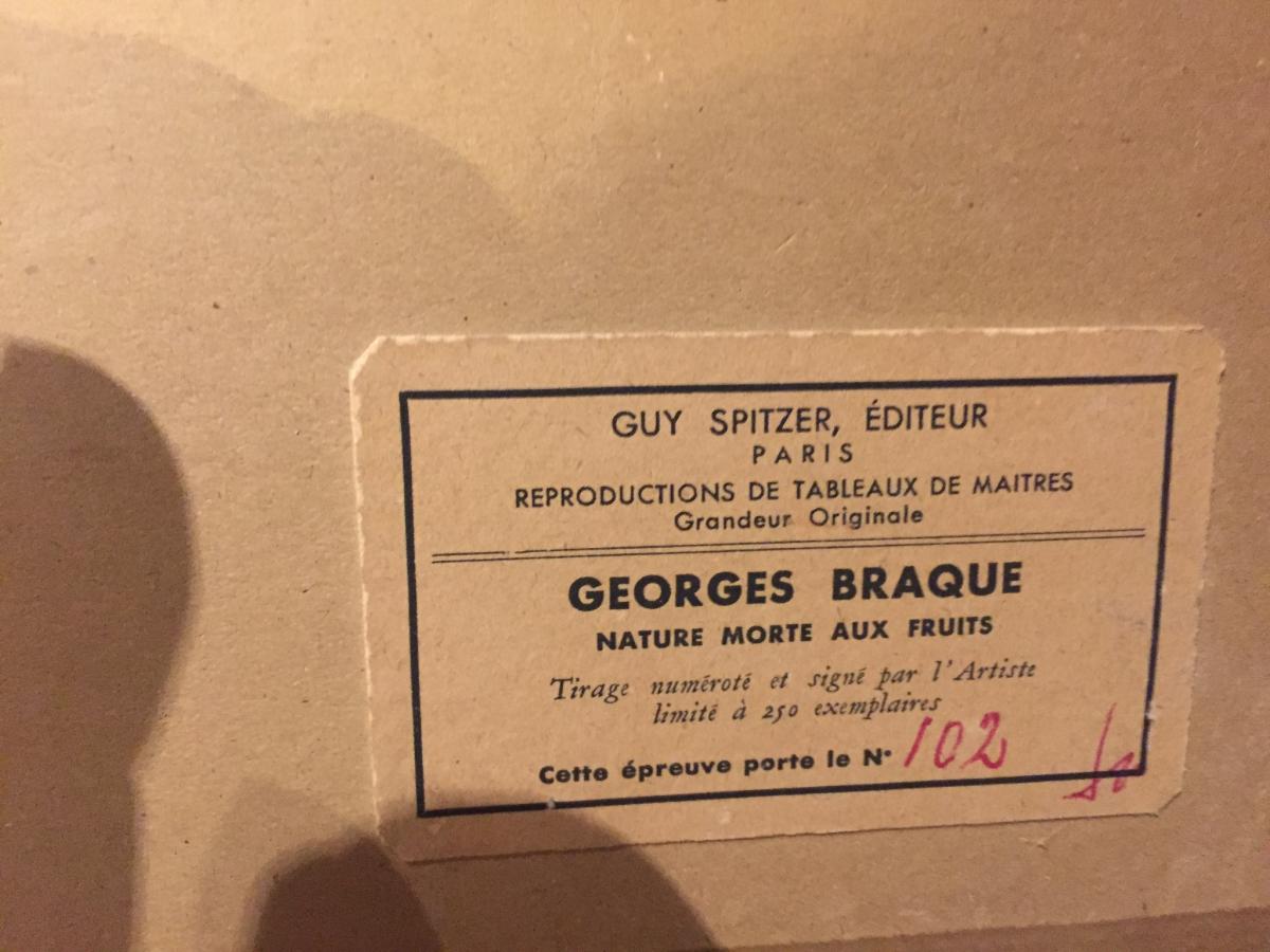 Lithographie De Georges Braque -photo-3