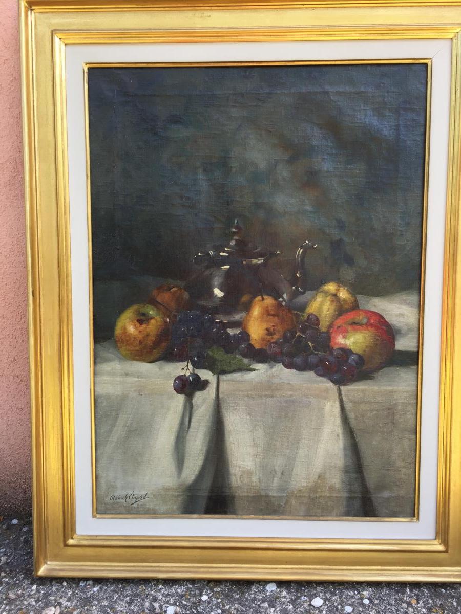 Still Life Signed Romek Arpad-photo-4