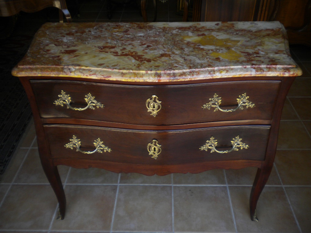 Commode Sauteuse Louis  XV En Acajou -photo-2