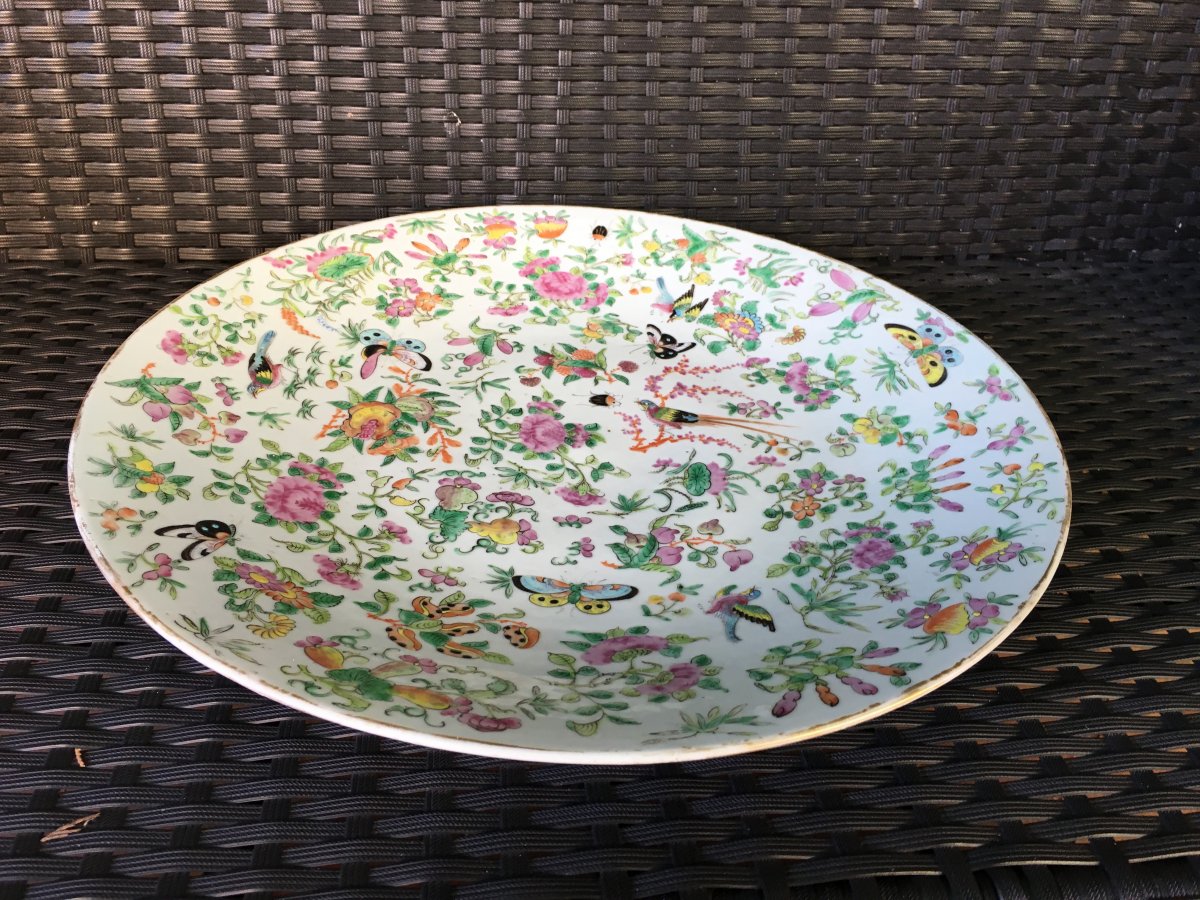 Large Porcelain Dish From China 19th-photo-3